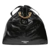 (WMNS) Balenciaga Crush Medium Tote Bag 'Black' 742941210IT1000 sold by KicksCrew