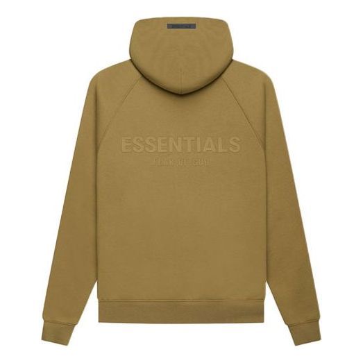 Fear of God Essentials FW21 Pullover Logo Hoodie 'Amber' FOG-FW21-003 sold by KicksCrew
