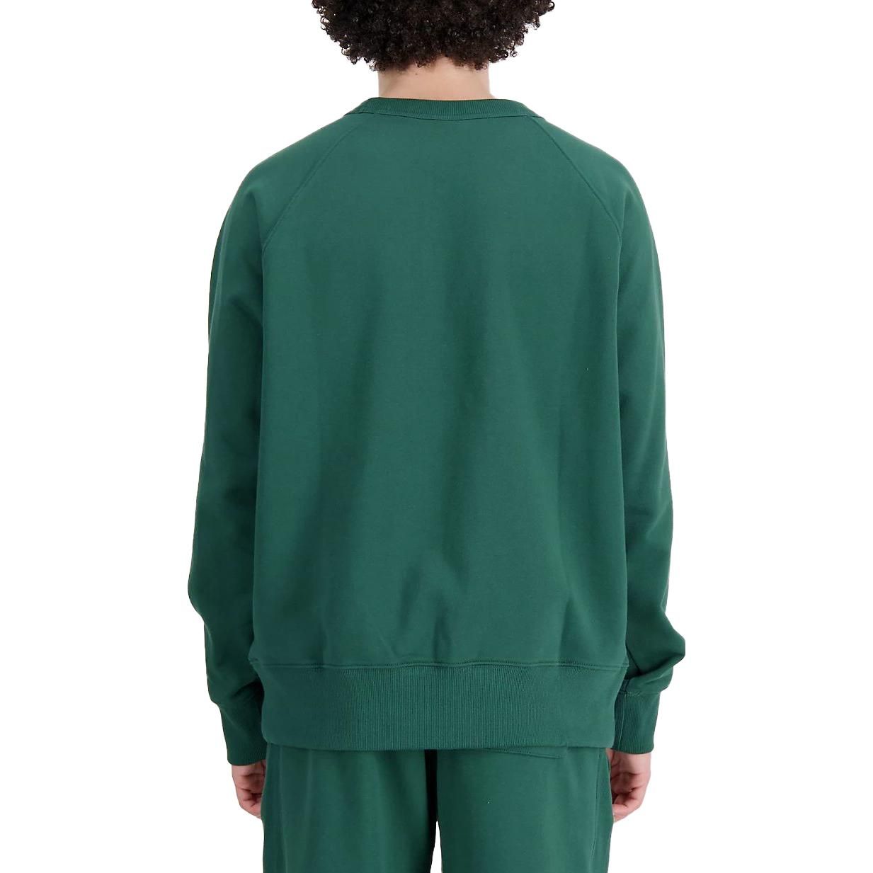 New Balance Athletics Varsity Fleece Crewneck Sweatshirt 'Nightwatch Green' MT33550-NWG sold by KicksCrew product image thumbnail 3