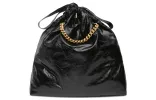 (WMNS) Balenciaga Crush Medium Tote Bag 'Black' 742941210IT1000 sold by KicksCrew
