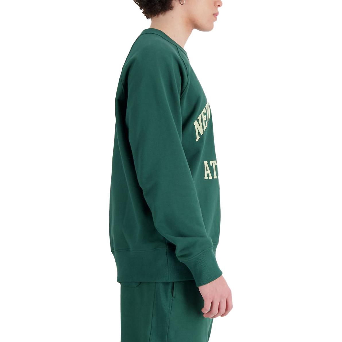 New Balance Athletics Varsity Fleece Crewneck Sweatshirt 'Nightwatch Green' MT33550-NWG sold by KicksCrew product image thumbnail 4