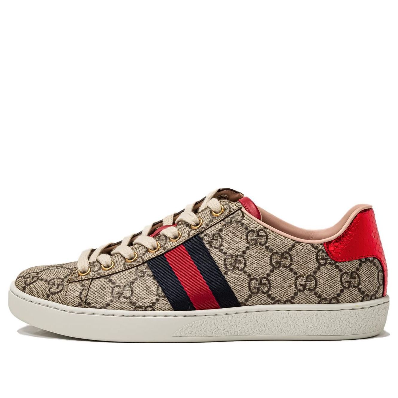 (WMNS) Gucci Ace GG Supreme 'Beige' 499410-96G50-9768 sold by KicksCrew
