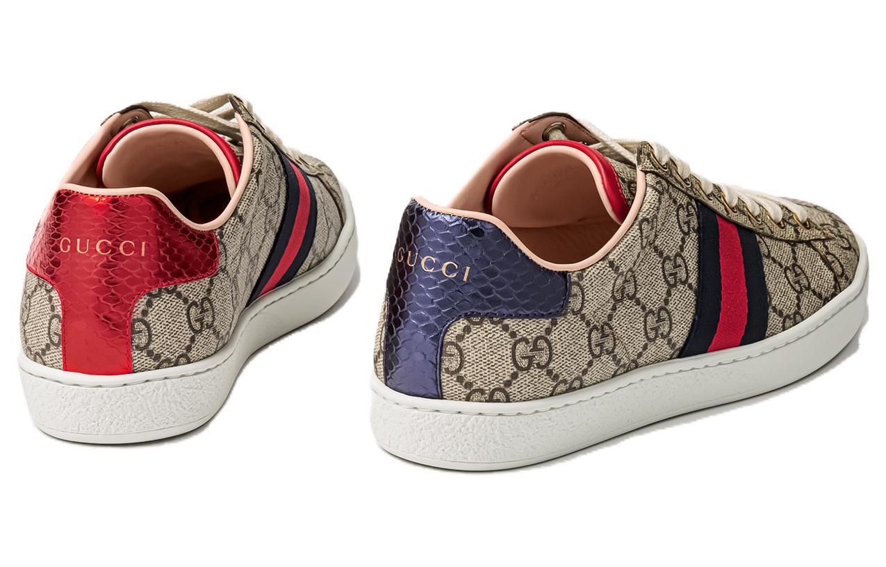 (WMNS) Gucci Ace GG Supreme 'Beige' 499410-96G50-9768 sold by KicksCrew product image thumbnail 4