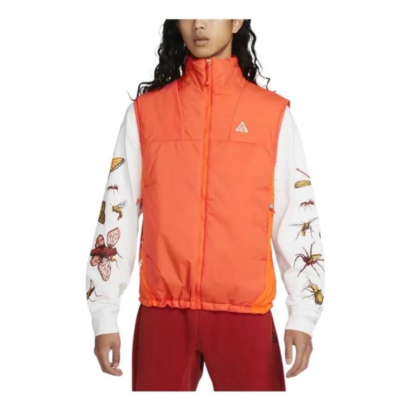 Nike Acg Therma Fit Adv Full Zip Vest 'Orange' DQ5778-891 made by Nike