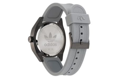 adidas Unisex Gray Silicone Strap Watch 'Grey White' AOFH220032I sold by KicksCrew