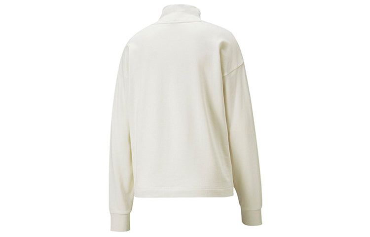 (WMNS) Puma Long Sleeve Sweater 'White' 847686-73 sold by KicksCrew product image thumbnail 2