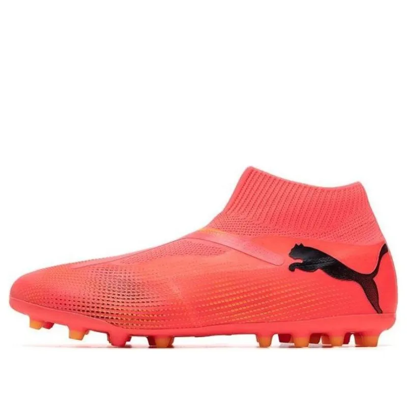 PUMA Future 7 Match + Laceless MG Soccer Sneakers 'Pink' 107712-03 sold by KicksCrew
