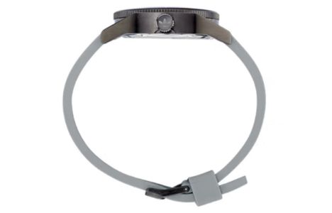 adidas Unisex Gray Silicone Strap Watch 'Grey White' AOFH220032I sold by KicksCrew