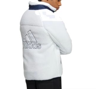 adidas Originals Midnight Fleece Sherpa Reversible Jacket 'White Navy' H23092 sold by KicksCrew