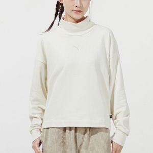 (WMNS) Puma Long Sleeve Sweater 'White' 847686-73 sold by KicksCrew