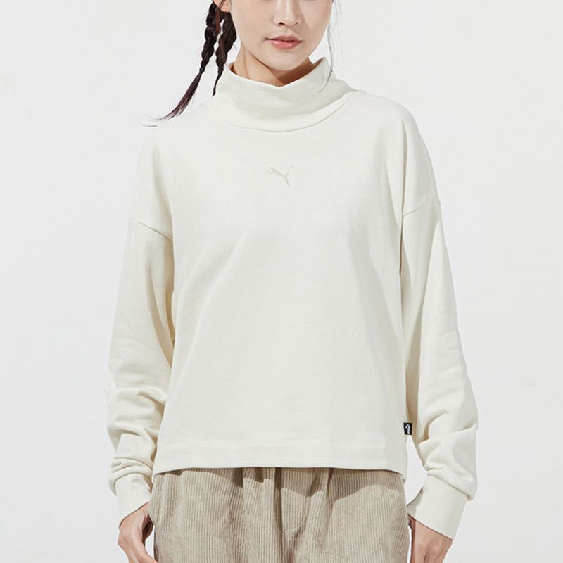 (WMNS) Puma Long Sleeve Sweater 'White' 847686-73 sold by KicksCrew product image thumbnail 3