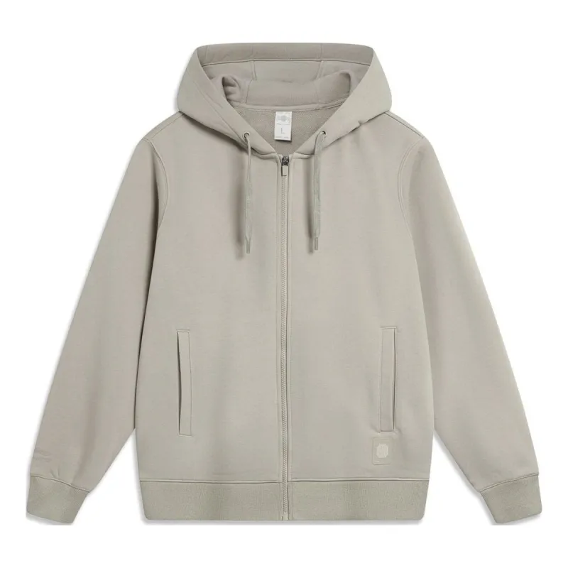 Li-Ning Chinese Color Full Zip Hooded Jacket 'Grey' AWDT967-7 sold by KicksCrew
