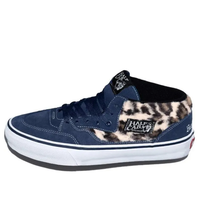Vans Half Cab x Supreme Leopard Half Cab 'Navy Blue' VN0A5KYANVY sold by KicksCrew