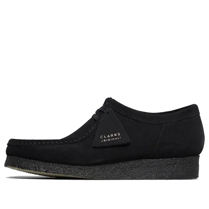 (WMNS) Clarks Wallabee 'Black Suede' 26155522 sold by KicksCrew