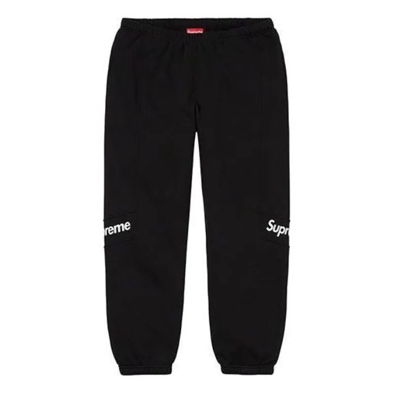 Supreme Color Blocked Sweatpants 'Black White' SUP-SS20-363 sold by KicksCrew