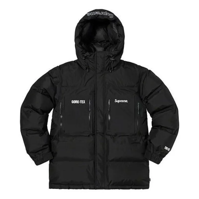 Supreme FW19 Week 16 Gore-Tex 700-Fill Down Parka Jacket 'Black' SUP-FW19-10863 sold by KicksCrew