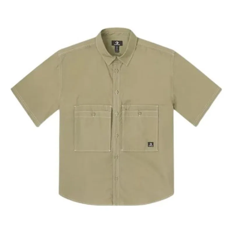 Converse Wordmark Utility Shirt 'Mossy Sloth' 10026433-A02 sold by KicksCrew