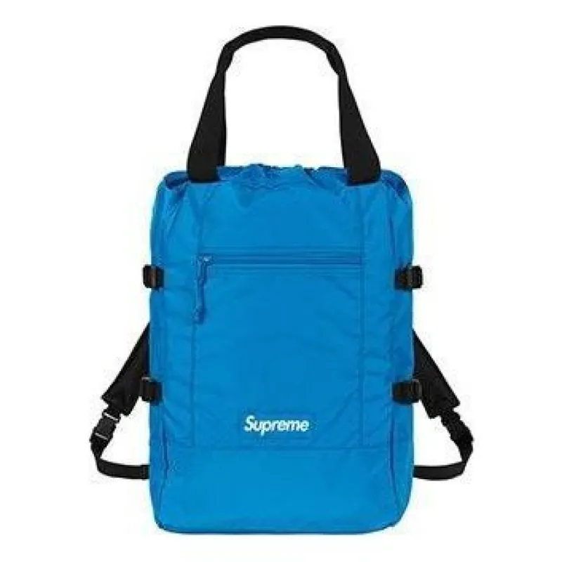 Supreme Tote Backpack 'Blue Black White' SUP-SS19-916 sold by KicksCrew