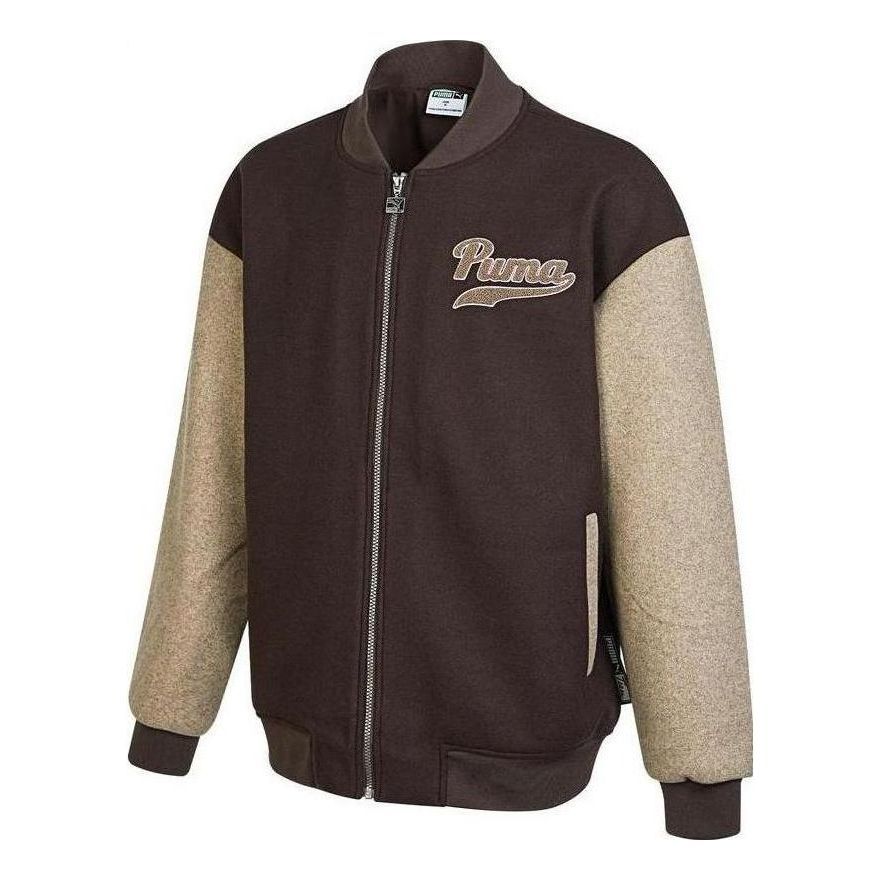 Puma Team Bomber Jacket 'Brown' 539749-92 sold by KicksCrew