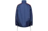 Balenciaga Logo Zip Up Jacket 'Blue Red' 561466TYD338065 sold by KicksCrew