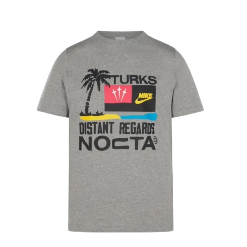 Nike x Drake Nocta T&C Souvenir Cactus T-Shirt 'Grey Black' DX6411-063 sold by KicksCrew