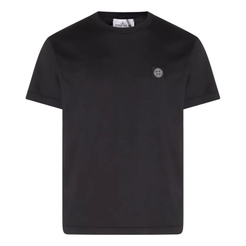 STONE ISLAND Patch Logo T-shirt 'Black' 101524113-V0029 sold by KicksCrew