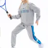 (GS) Mizuno Sportswear Sweater 'Grey' 32CG2A53 sold by KicksCrew