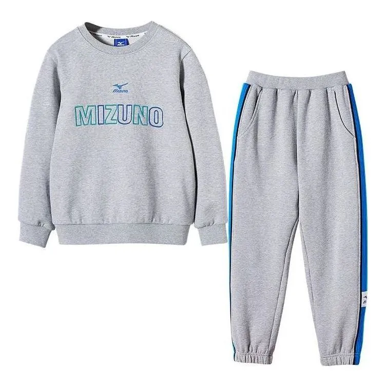 (GS) Mizuno Sportswear Sweater 'Grey' 32CG2A53 sold by KicksCrew