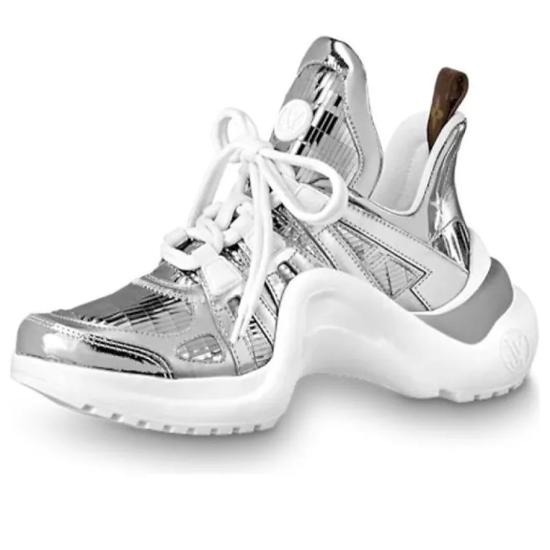 (WMNS) LOUIS VUITTON Archlight 1.0 Sneakers 'Silver' 1A87RW sold by KicksCrew