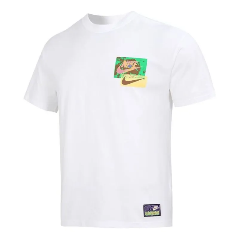 Nike Behind Graffiti T-Shirt 'White' FB9787-100 sold by KicksCrew