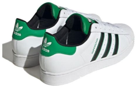 Adidas Originals Superstar Shoes 'White Black Green' ID4670 sold by KicksCrew