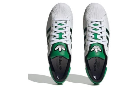Adidas Originals Superstar Shoes 'White Black Green' ID4670 sold by KicksCrew