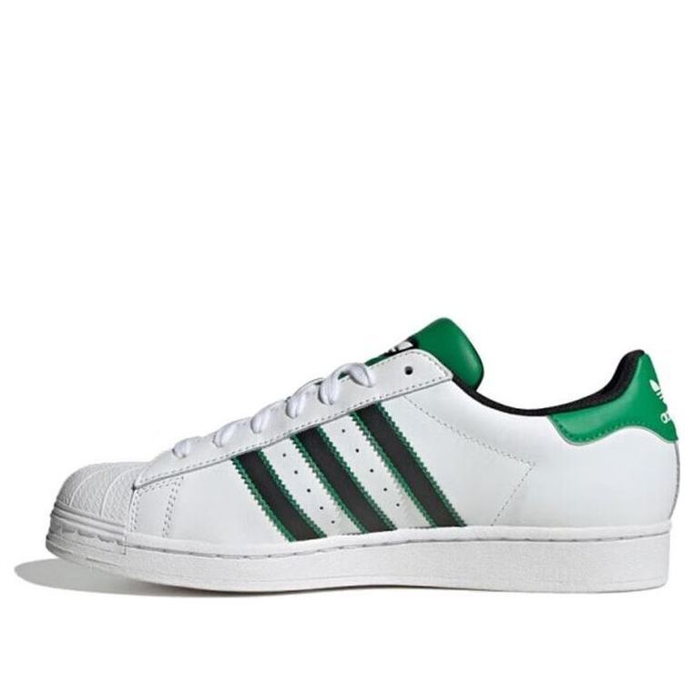 Adidas Originals Superstar Shoes 'White Black Green' ID4670 sold by KicksCrew