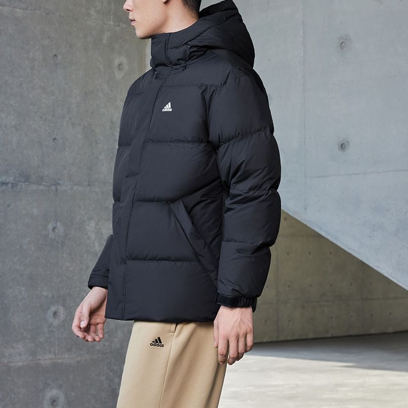 adidas Puff Down Jacket 'Black' IV7560 sold by KicksCrew product image thumbnail 4