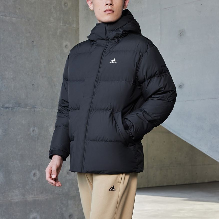 adidas Puff Down Jacket 'Black' IV7560 sold by KicksCrew product image thumbnail 2