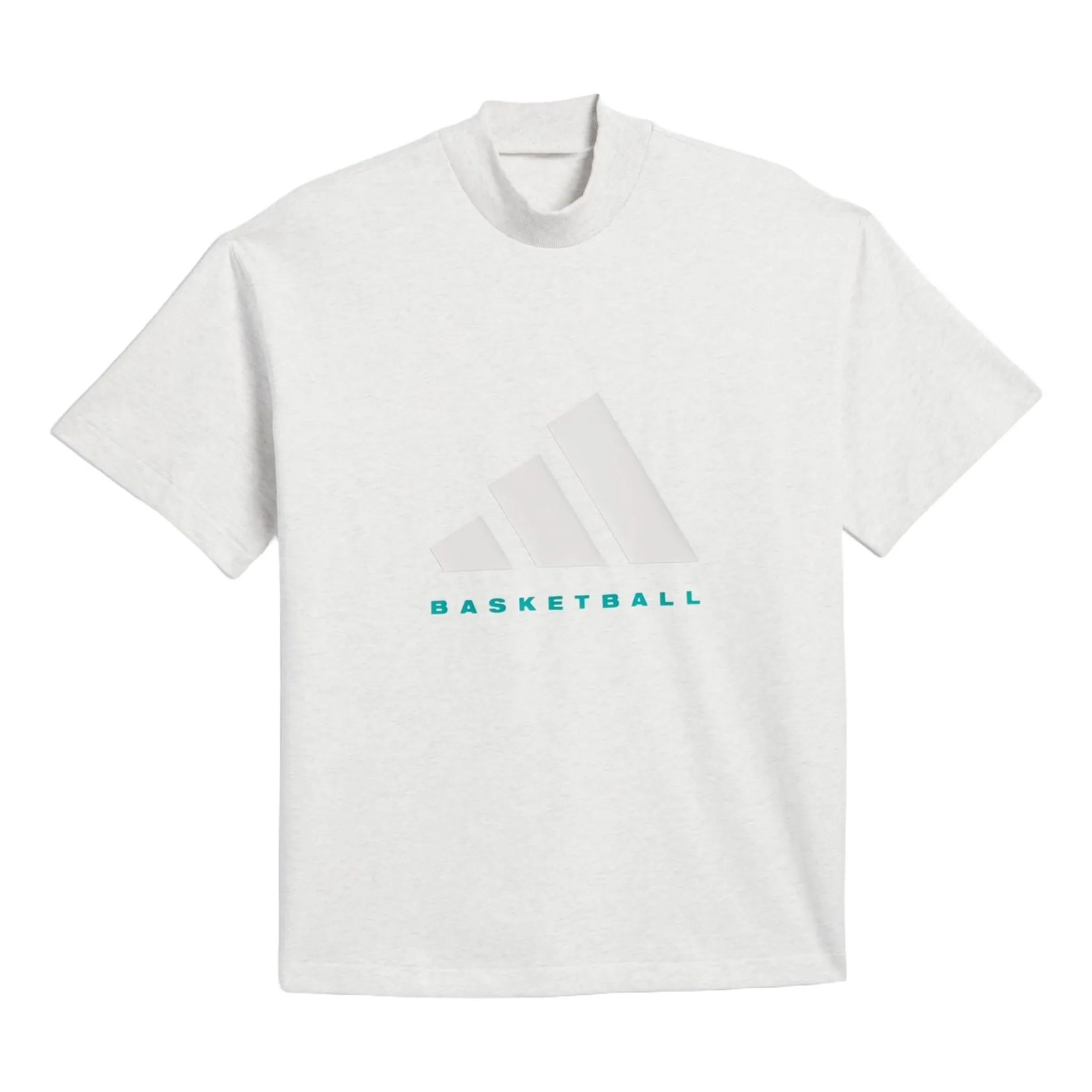 adidas Basketball T-shirt Asia Sizing 'Light Grey' IW5645 sold by KicksCrew