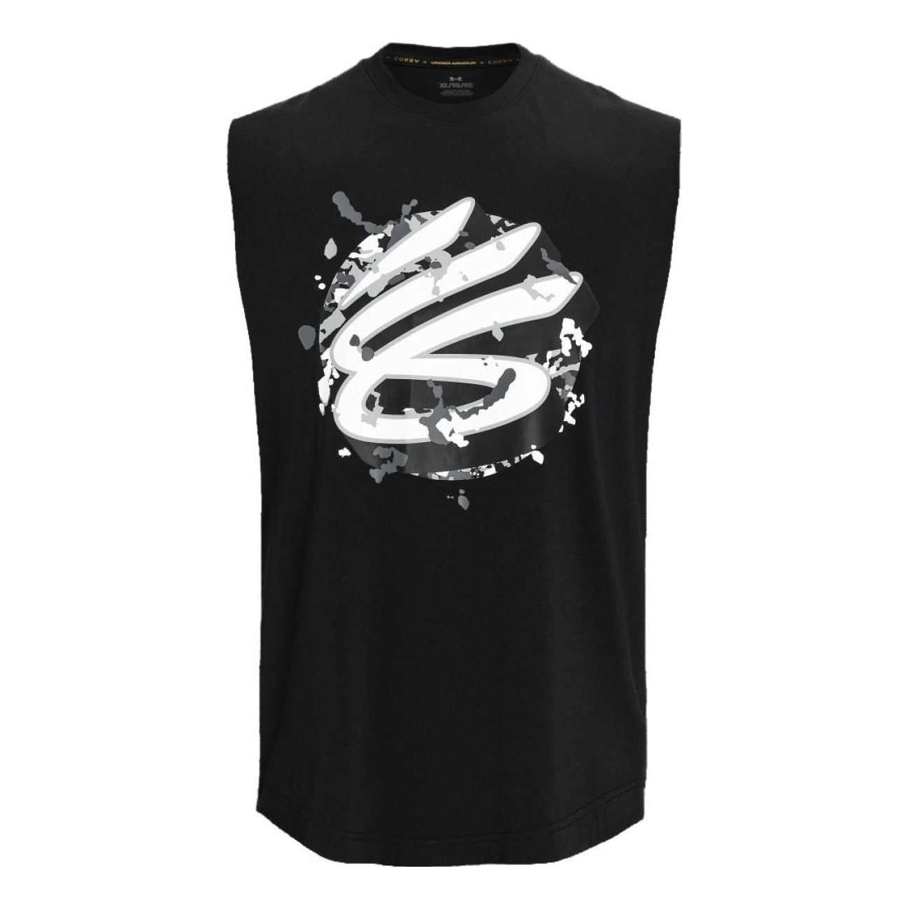 Under Armour Curry Sleeveless Tank 'Black White' 1377307-001 sold by KicksCrew