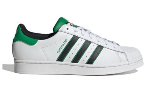 Adidas Originals Superstar Shoes 'White Black Green' ID4670 sold by KicksCrew