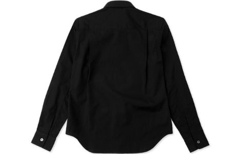 COMME des GARCONS PLAY Red Emblem Button Down 'Black' AZ-B002-051-1 sold by KicksCrew