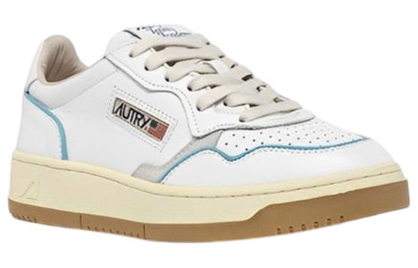 (WMNS) Autry Open Low Leather 'White Azure' AOLW-CE18 sold by KicksCrew