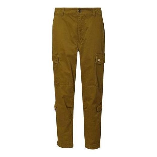 (WMNS) Converse Woven Cargo Utility Pants 'Olive Green' 10019438-A02 sold by KicksCrew