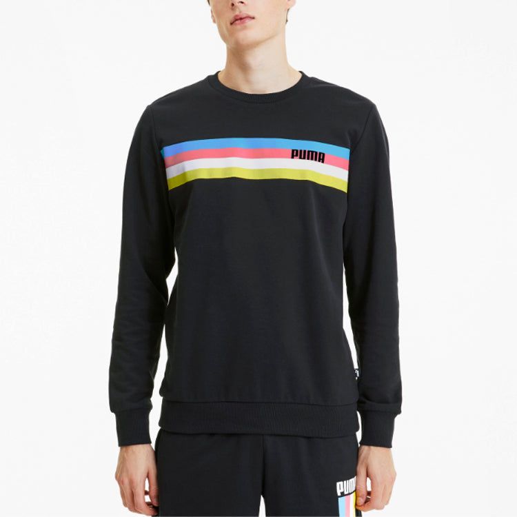 Puma Regular Crewneck Sweaters 'Black' 585056-01 sold by KicksCrew product image thumbnail 4
