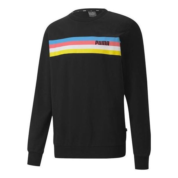 Puma Regular Crewneck Sweaters 'Black' 585056-01 sold by KicksCrew
