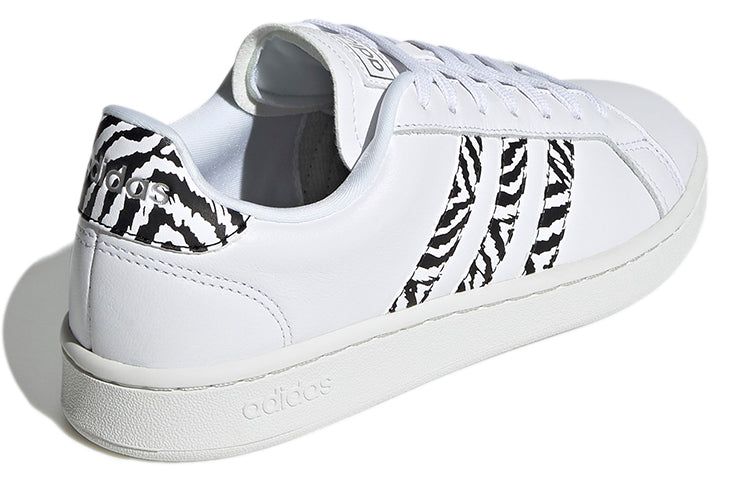 (WMNS) Adidas Grand Court Shoes 'Zebra' GZ0150 sold by KicksCrew product image thumbnail 4