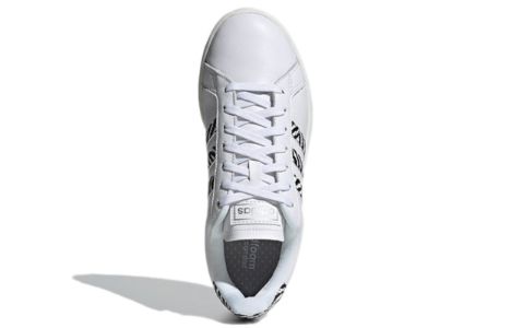 (WMNS) Adidas Grand Court Shoes 'Zebra' GZ0150 sold by KicksCrew