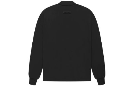 Fear of God Essentials SS23 Long Sleeve Tee 'Jet Black' 125SP232010F sold by KicksCrew