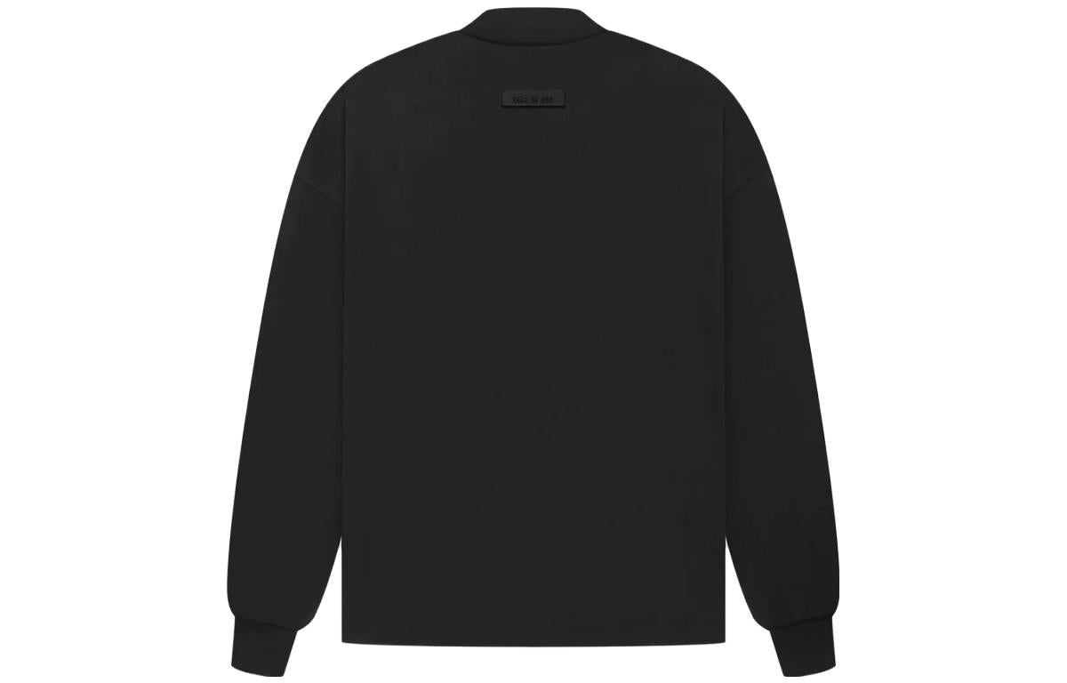 Fear of God Essentials SS23 Long Sleeve Tee 'Jet Black' 125SP232010F sold by KicksCrew product image thumbnail 2