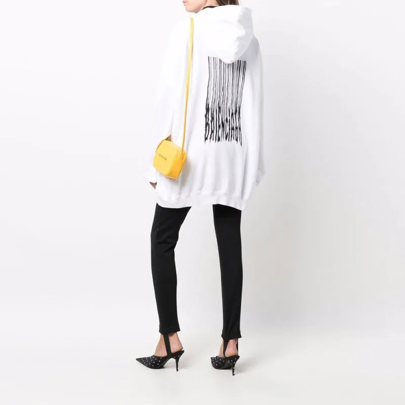 Balenciaga Barcode Cotton Hoodie 'White' 651799TKVE69040 sold by KicksCrew product image thumbnail 3