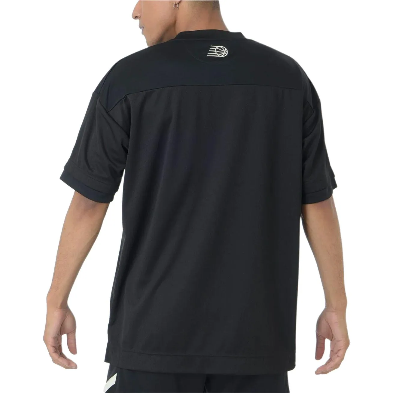 New Balance Linear Logo Honeycomb Mesh T-shirt 'Black' AMT45072-BK sold by KicksCrew product image thumbnail 4