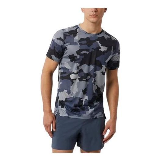 New Balance Printed Accelerate Short Sleeve T-shirt 'Thunder' MT23223-THN sold by KicksCrew
